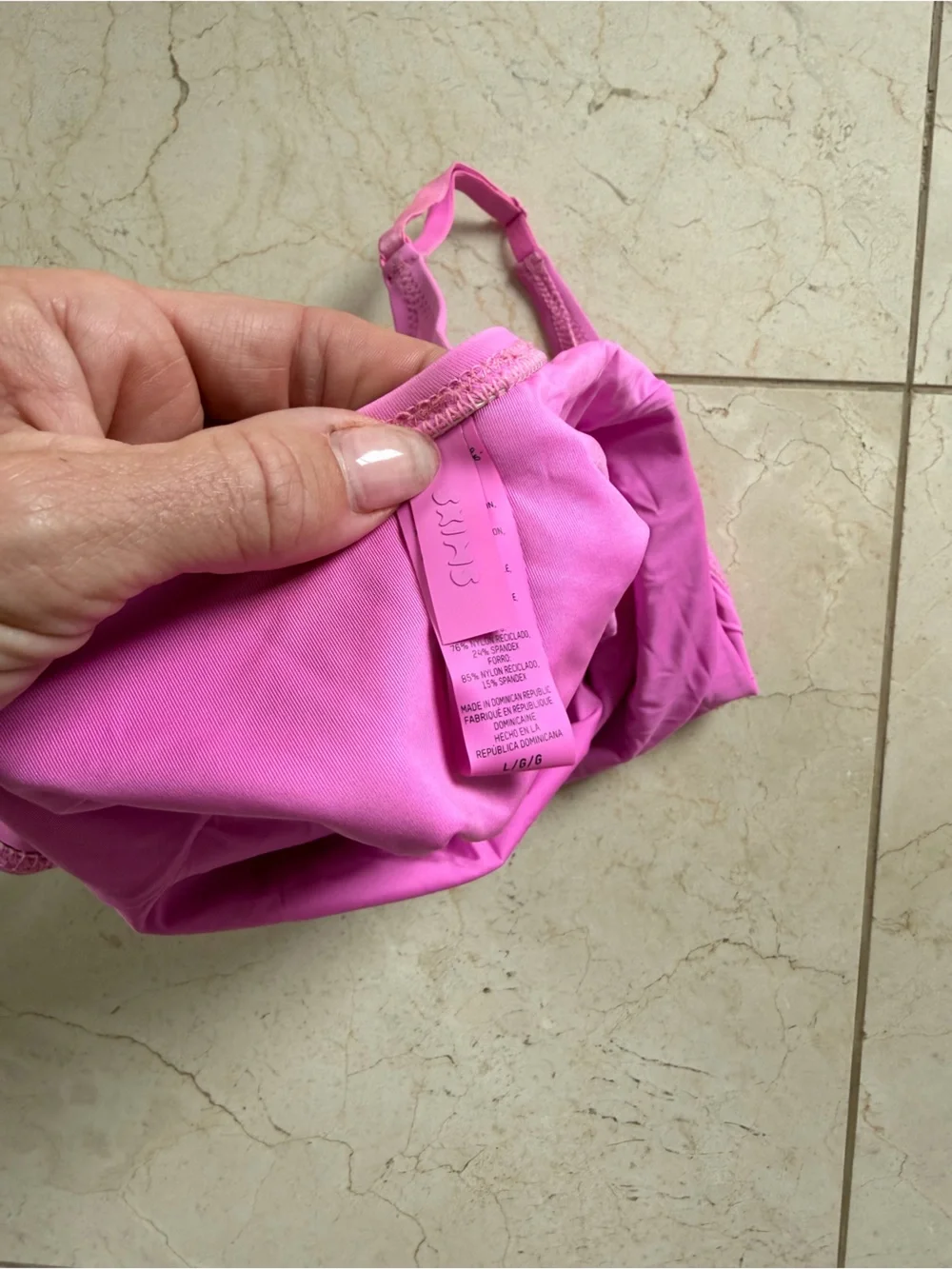 Skims Pink One-Piece Swimsuit